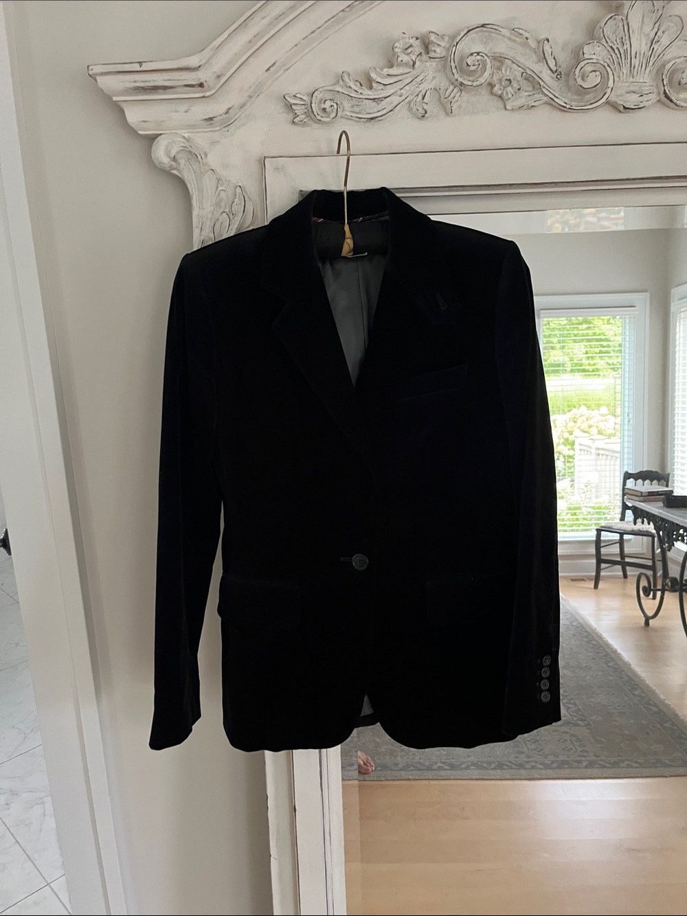 J. Crew Black Velvet Blazer